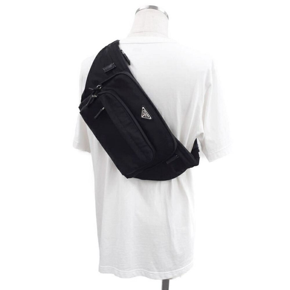 PRADA Waist bag Body Belt Bum Body Bag Black - Picture 9 of 9